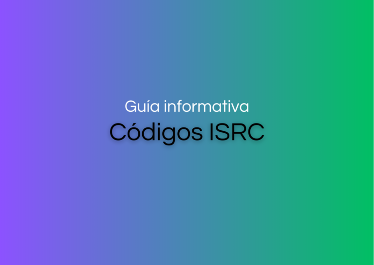 Lee más sobre el artículo Códigos ISRC